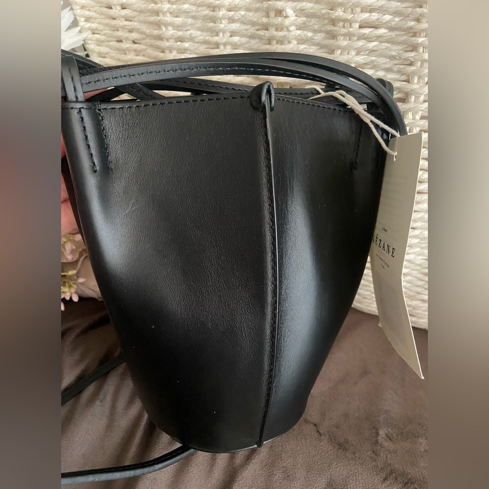 Sezane Smooth Leather Nano Romie Bag …NWT - Picture 5 of 13